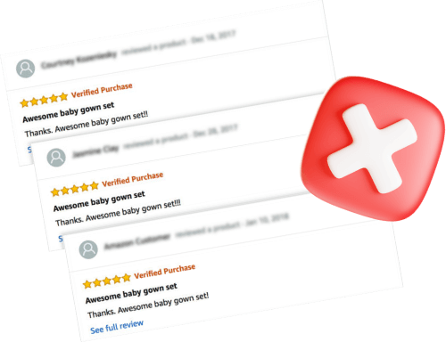 Amazon review policy issue icon