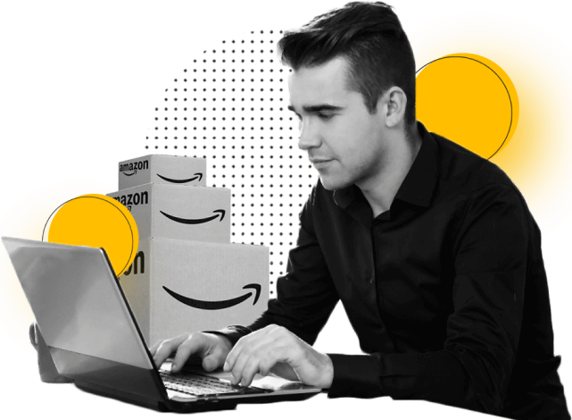 Virtual assistant product sourcing service icon