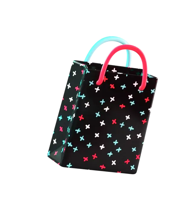 TikTok Shop shopping bag icon
